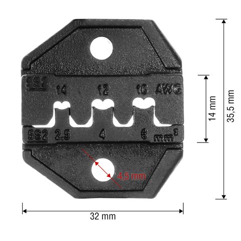 Mordaza para crimpadora Pro'sKit CP-5S2D Vista previa  1