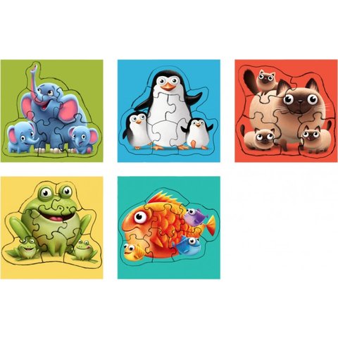 Puzzlika 5 in 1 Jigsaw Puzzle Together With a Child Preview 1