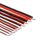 Wire In Silicone Insulation 2x22AWG , (0,34 мм², 1 m, red, black, UL3135) Preview 1