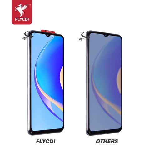 LCD FLYCDI compatible with Vivo Y33s, Y55s 5G, Y76s, (black