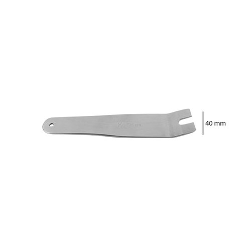 Car Trim Removal Tool with Narrow "U" Notch Blade (Stainless Steel, 210×40 mm) Preview 2