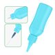 Liquid Dispenser Bottle RELIFE TB1, (50 ml, dark blue) Preview 3