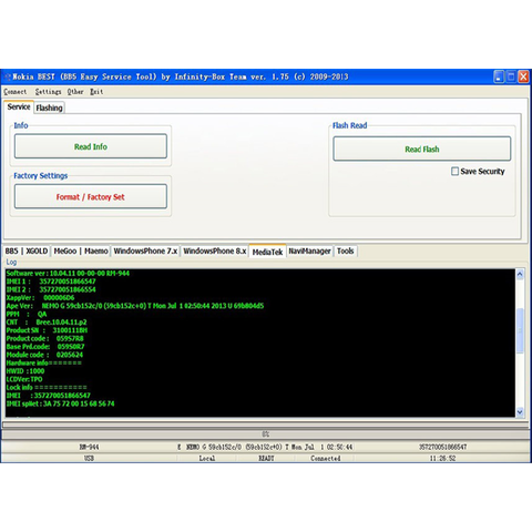 Cable ATF/Cyclone/JAF/MXBOX HTI/UFS/Universal Box F-Bus/USB para Nokia 108 Vista previa  1