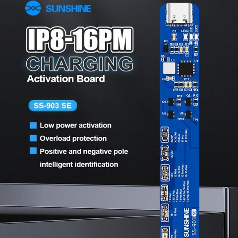 Cable de prueba de alimentación con placa para activar batería Sunshine SS-903 SE puede usarse con Apple iPhone 11, iPhone 11 Pro, iPhone 11 Pro Max, iPhone 12, iPhone 12 mini, iPhone 12 Pro, iPhone 12 Pro Max, iPhone 13, iPhone 13 mini, iPhone 13 Pro, iPhone 13 Pro Max, iPhone 14, iPhone 14 Plus, iPhone 14 Pro, iPhone 14 Pro Max, iPhone 15, iPhone 15 Plus, iPhone 15 Pro, iPhone 15 Pro Max, iPhone 16, iPhone 16 Plus, iPhone 16 Pro, iPhone 16 Pro Max, iPhone 8, iPhone 8 Plus, iPhone SE, iPhone SE 2020, iPhone X, iPhone XR, iPhone XS, iPhone XS Max Vista previa  2