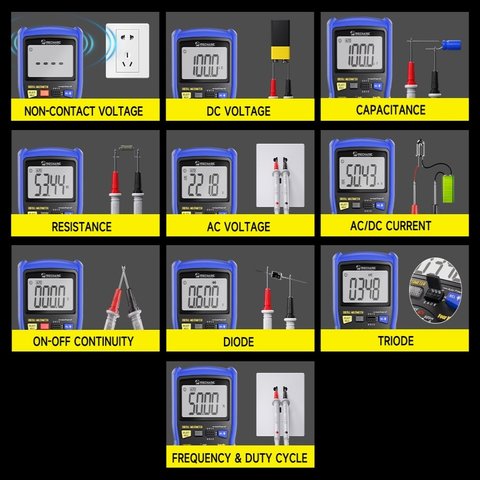 Multímetro Mechanic Four MX, digital Vista previa  6