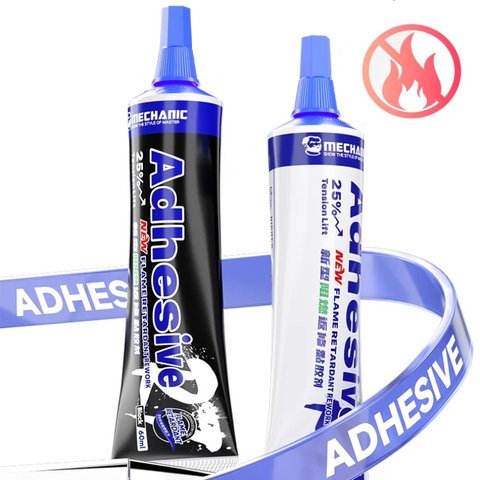 Adhesivo Mechanic R7, de alta temperatura, negro, para pegar tapas traseras, para marcos de pantalla, 60 ml Vista previa  6