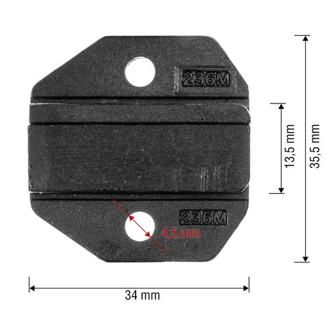 Матрица для кримпера Pro'sKit CP-236DM5 Превью 1