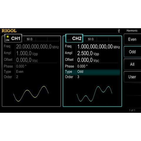 Универсальный генератор сигналов RIGOL DG4062 Превью 6
