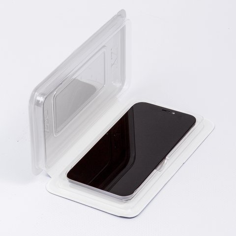 Дисплей для iPhone 12 mini, чорний, з рамкою, Copy, (TFT), ZY, LTPS Прев'ю 2