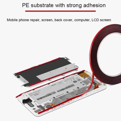 Двухсторонний скотч Amaoe DST030, 0,3 мм, 4 мм, 10 м, на полиуретановой основе Превью 1