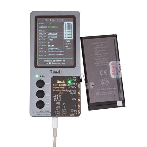 Акумулятор JCID для Apple iPhone 13, Li-Polymer, 3,84 B, 3500 мАг, збільшена ємність, high capacity Прев'ю 1