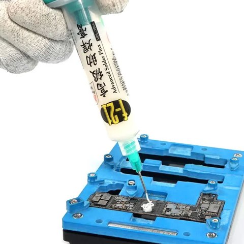 Флюс-паста RELIFE F-21, з пластиковим штовхачем, безсвинцева, безгалогена, 10 мл Прев'ю 2