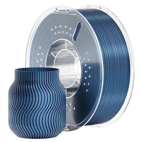 Филамент для 3D-принтера ELEGOO PLA Metal Blue, 1 кг Превью 1