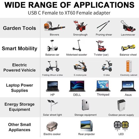 Переходник, XT60 "мама", USB Type-C Превью 4