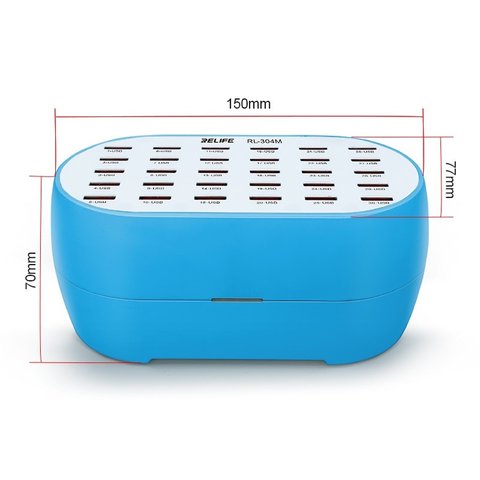 Сетевое зарядное устройство RELIFE RL-304M, 160 Вт, 30 портов Превью 8