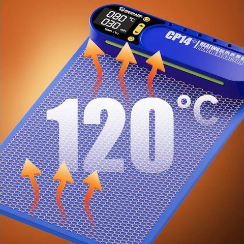 Килимок з підігрівом (сепаратор) Mechanic CP14+, 350x225 мм, з підсвіткою, 50-120°C Прев'ю 4